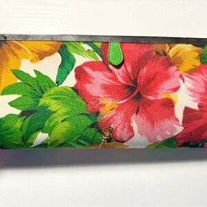 Chinese Laundry Floral Clutch - Pink, Green, Yellow